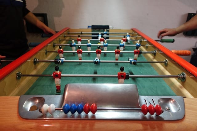 Is It Okay To Store A Foosball Table On Its End?